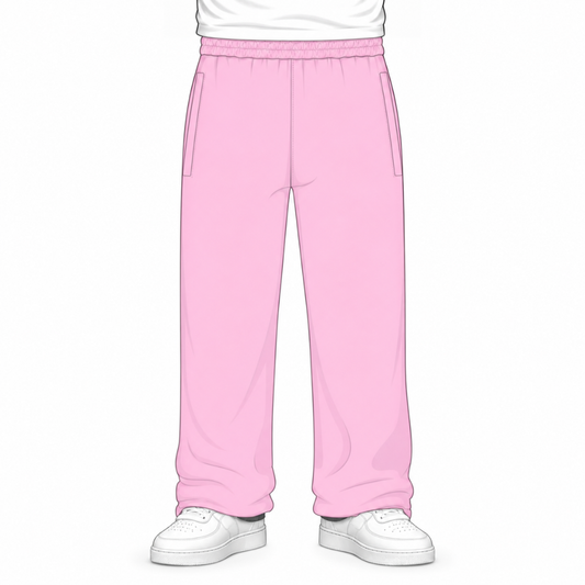 the straight leg jogga' - pink no sauce