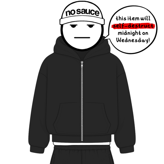 the zippa’ - black v2 No Sauce