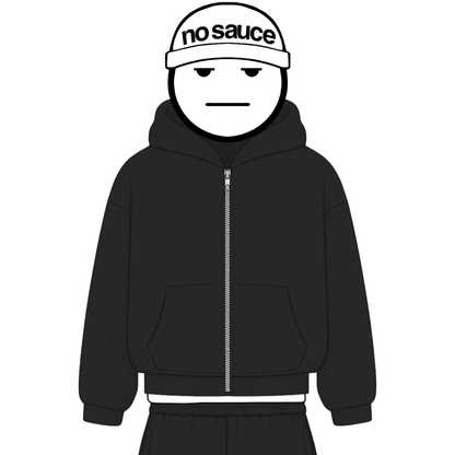 the zippa’ - black No Sauce