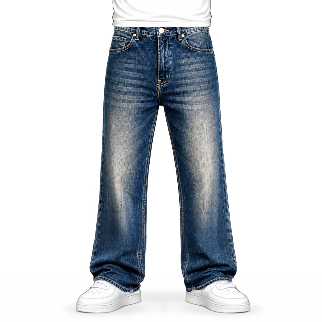 the straight leg carpenta’ jeans - blue No Sauce