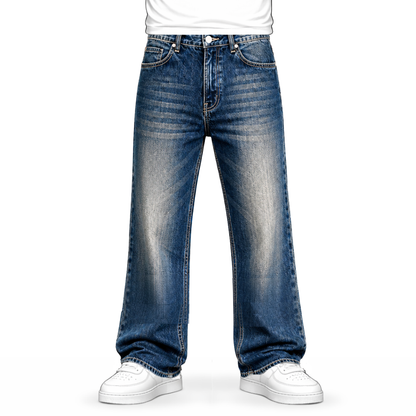the straight leg carpenta’ jeans - blue No Sauce
