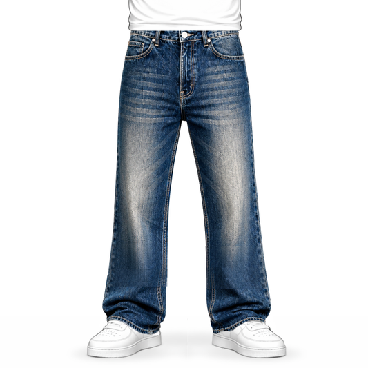 the straight leg carpenta’ jeans - blue No Sauce