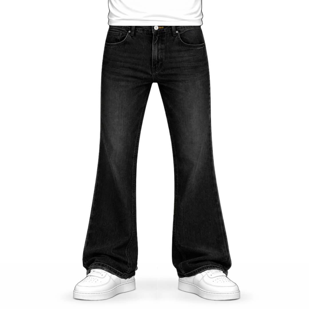 the flared jeans - black No Sauce