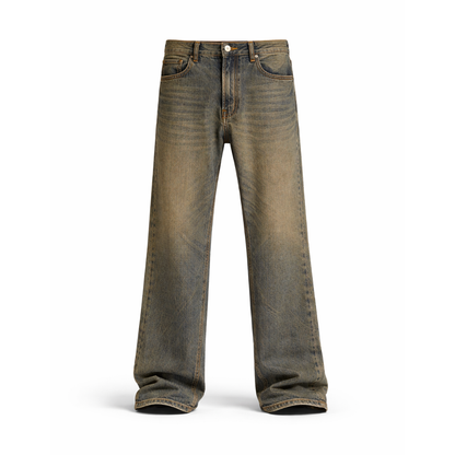 the flared jeans - blue (mocha wash) No Sauce