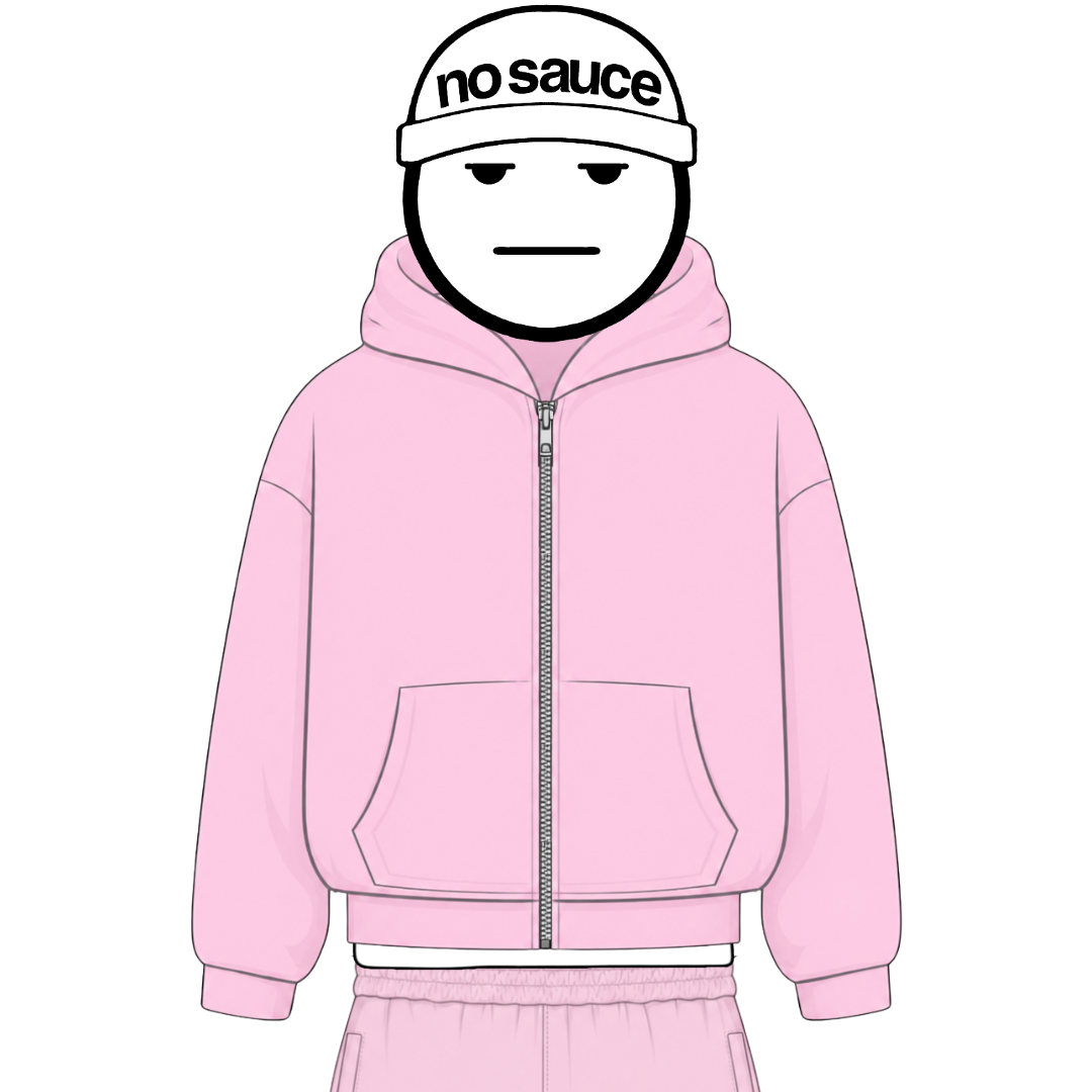 the zippa' - pink No Sauce