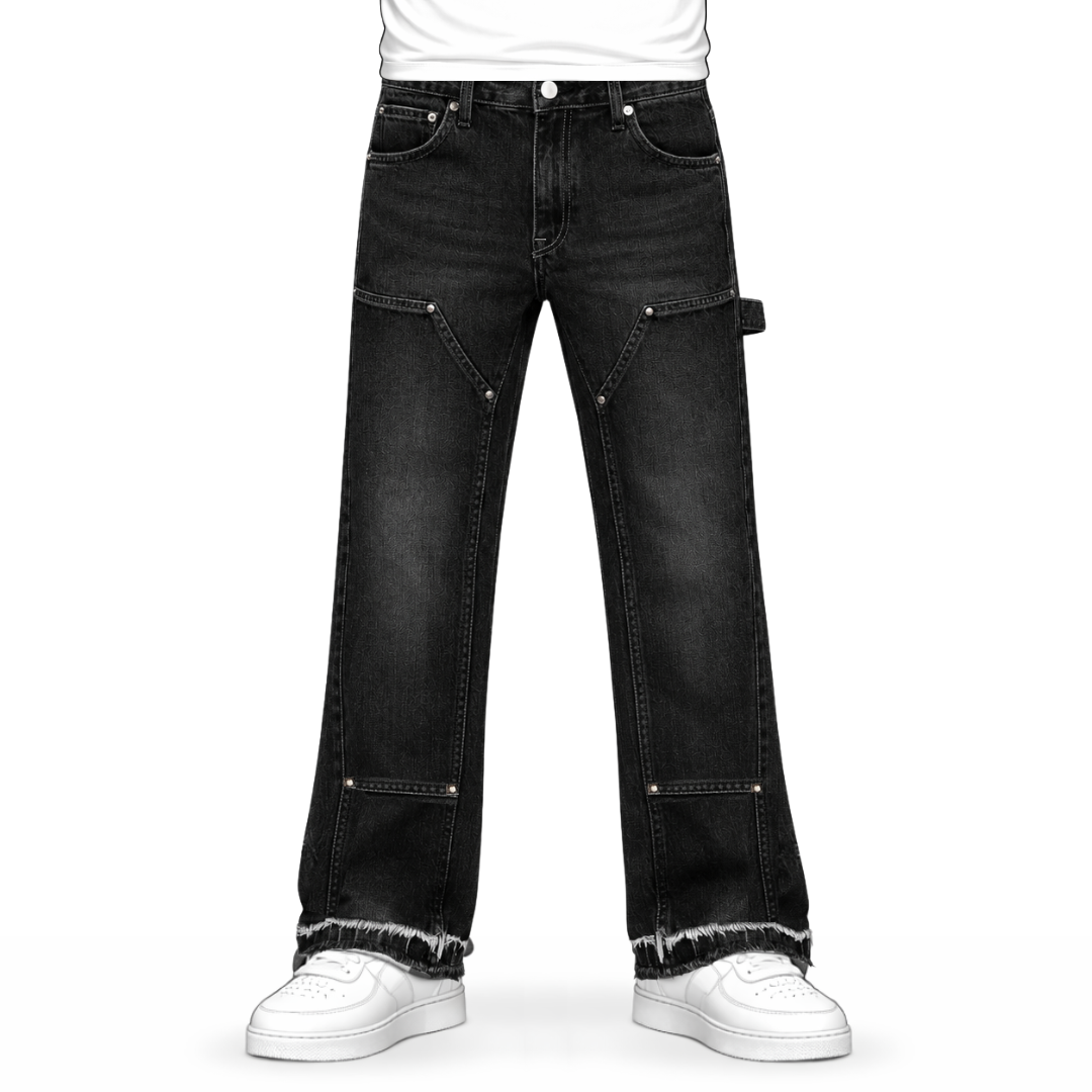 the flared carpenta' jeans - black No Sauce