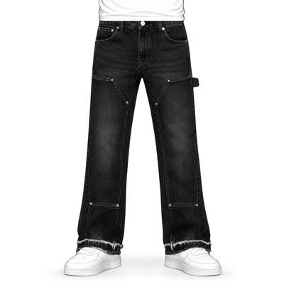 the flared carpenta' jeans - black No Sauce
