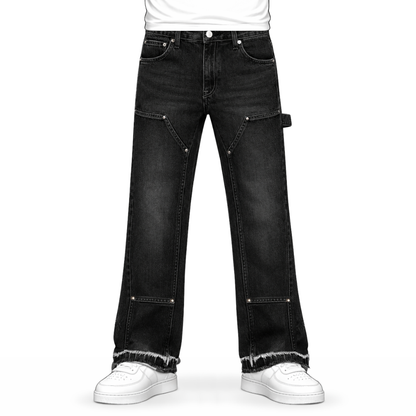 the flared carpenta' jeans - black No Sauce