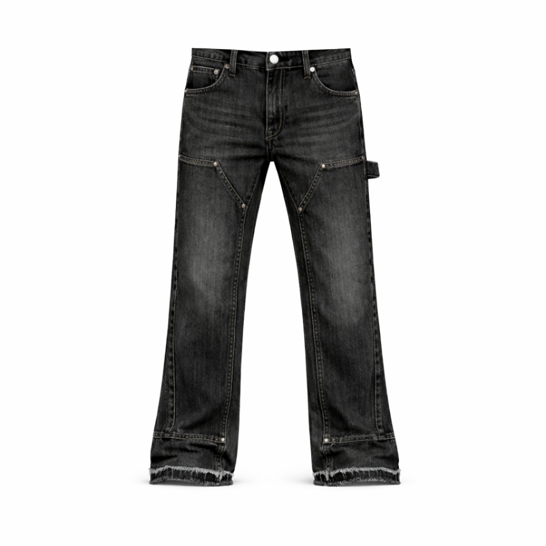 the flared carpenta' jeans - black No Sauce
