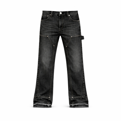 the flared carpenta' jeans - black No Sauce