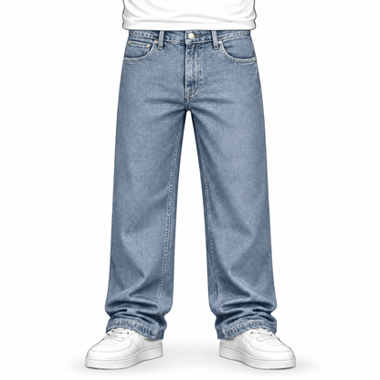the straight leg jeans - light blue No Sauce
