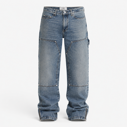 the straight leg carpenta’ jeans - blue No Sauce