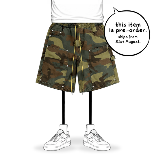 the carpenta' shorts - camo No Sauce