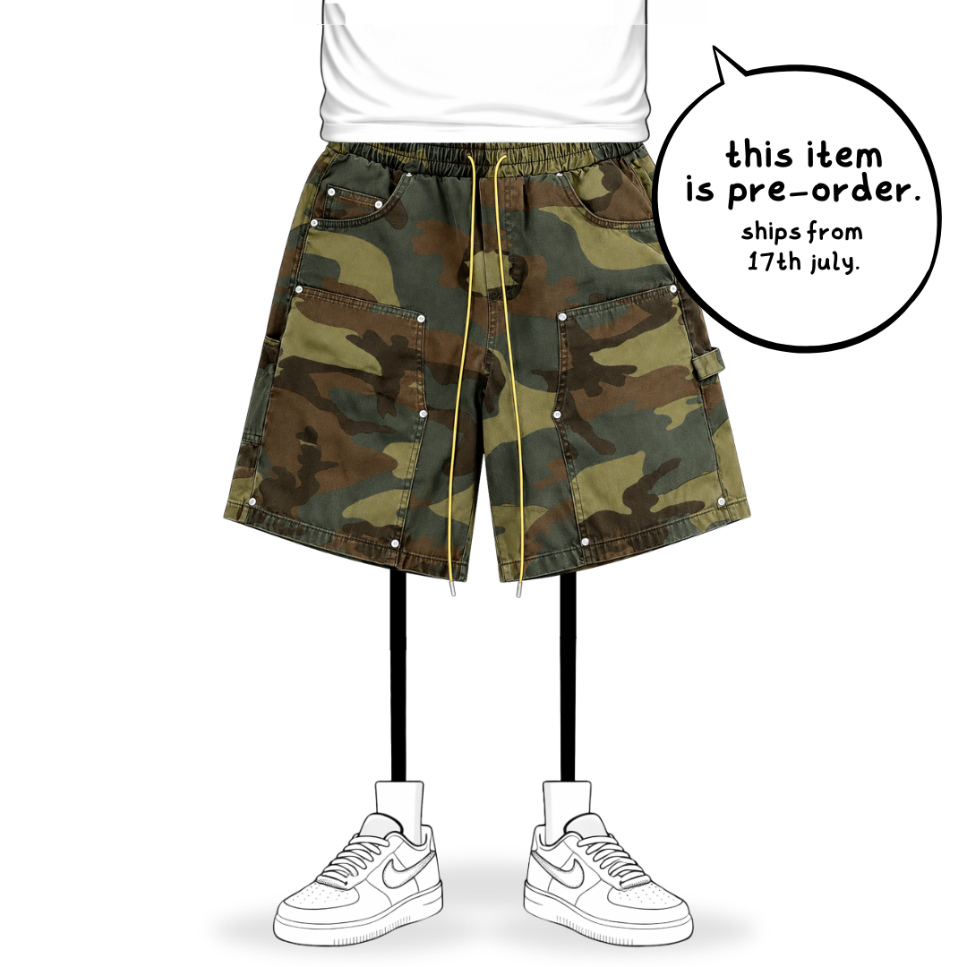 the carpenta' shorts - camo No Sauce