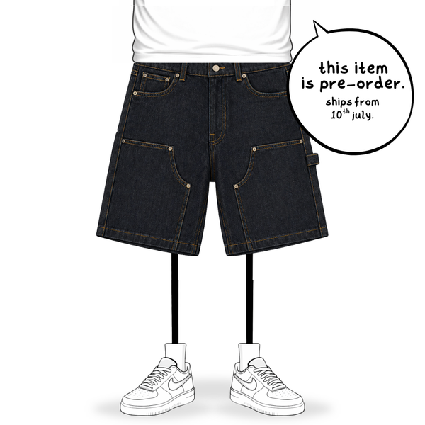 the raw denim carpenta' shorts – No Sauce