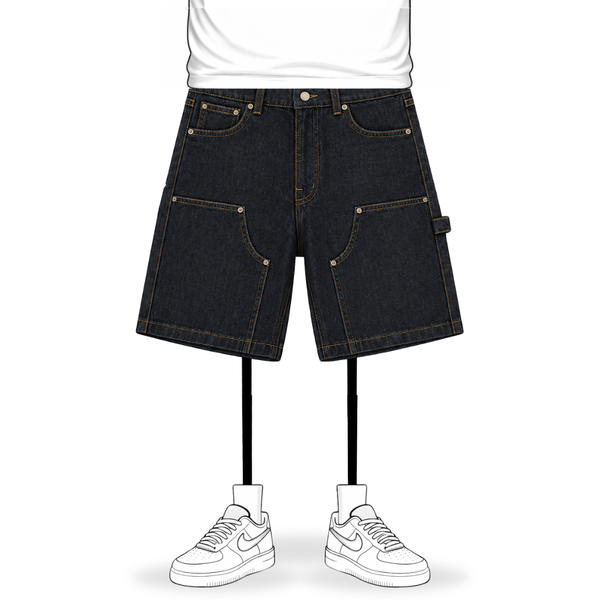 the raw denim carpenta' shorts – No Sauce