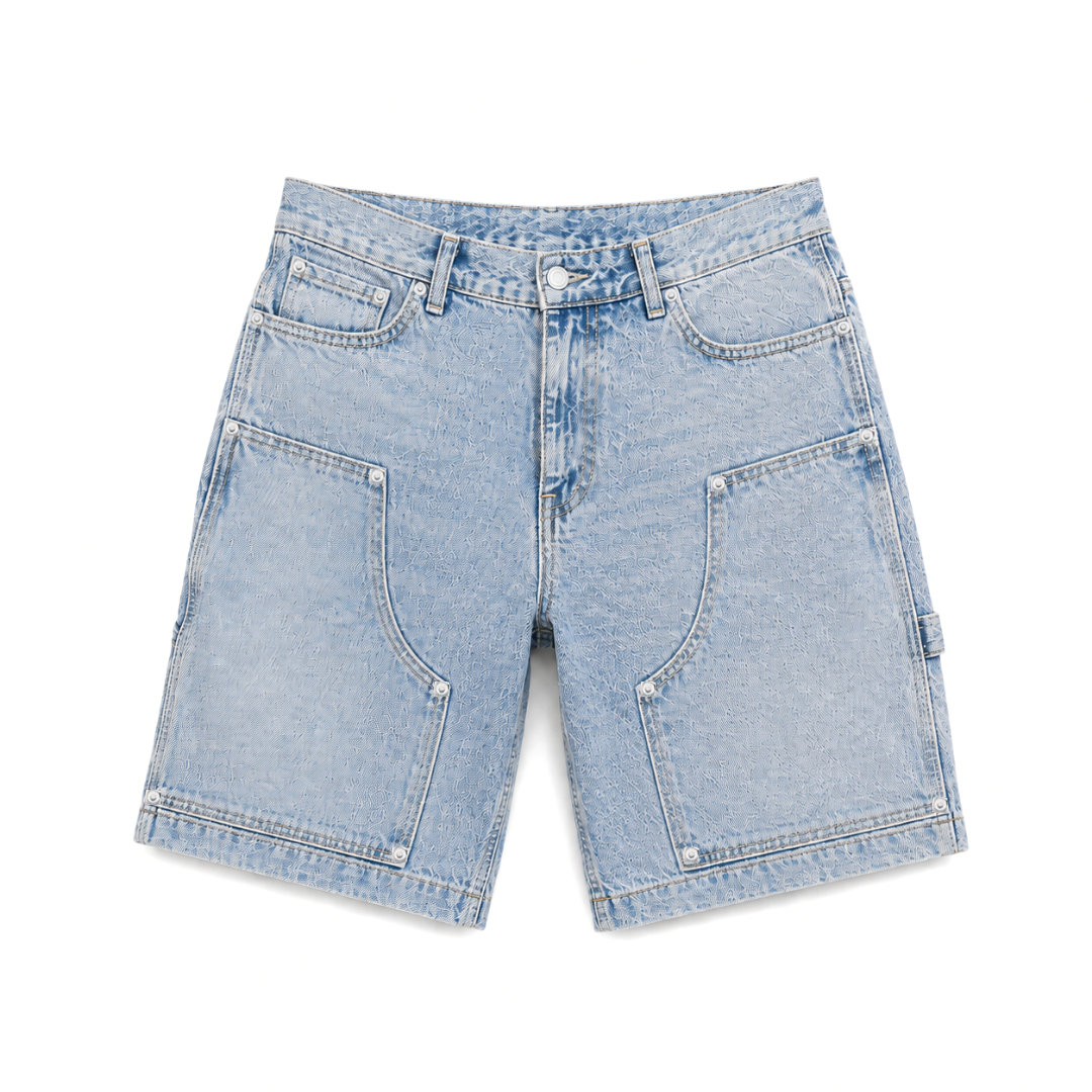 the denim carpenta' shorts - light blue No Sauce
