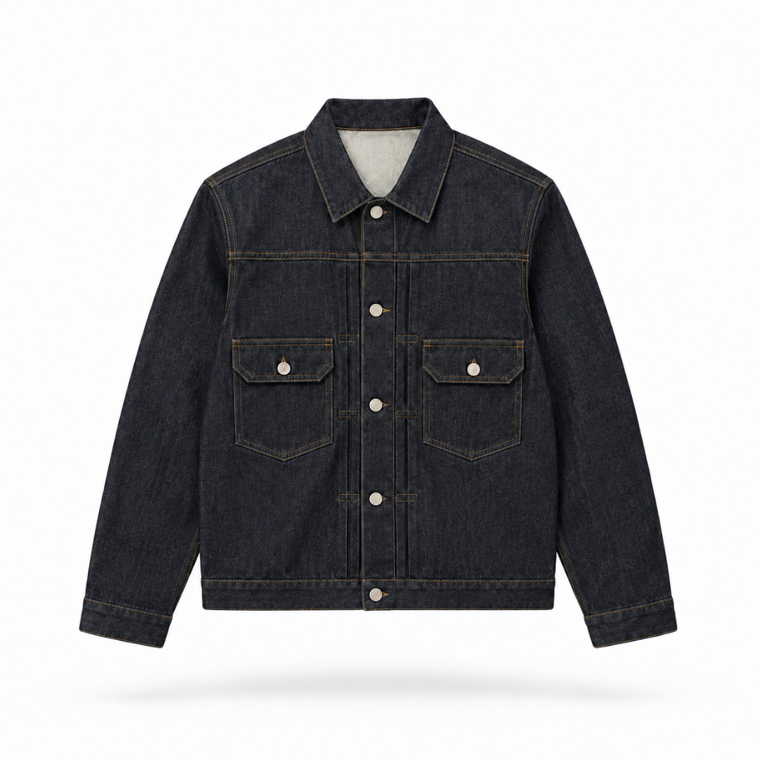 the raw denim jacket No Sauce
