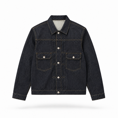 the raw denim jacket No Sauce