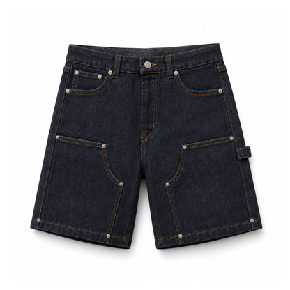 the denim carpenta' shorts - raw denim No Sauce
