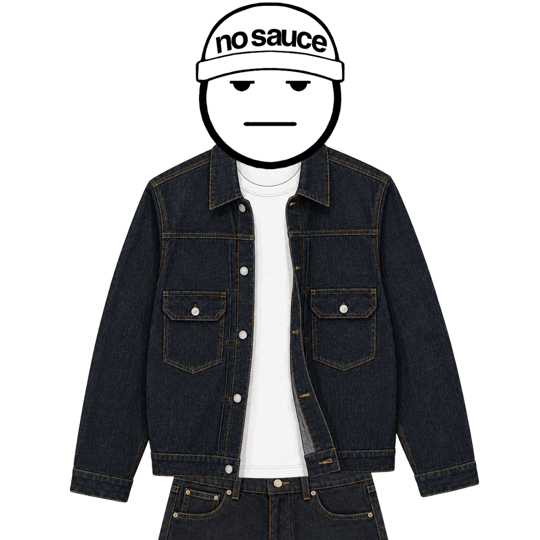 the jacket - raw denim No Sauce