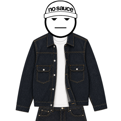 the jacket - raw denim No Sauce