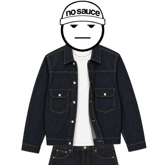 the jacket - raw denim No Sauce