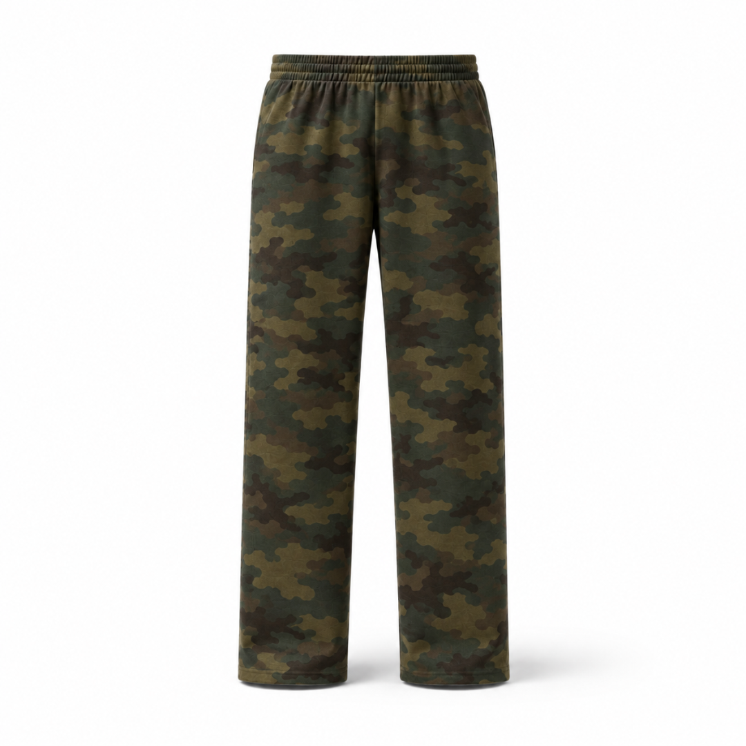 the straight leg jogga' - camo no sauce
