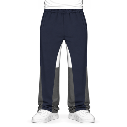 the flared jogga' - navy no sauce