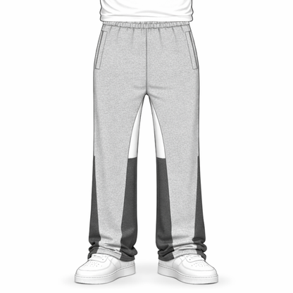 the flared jogga' - grey v2 no sauce