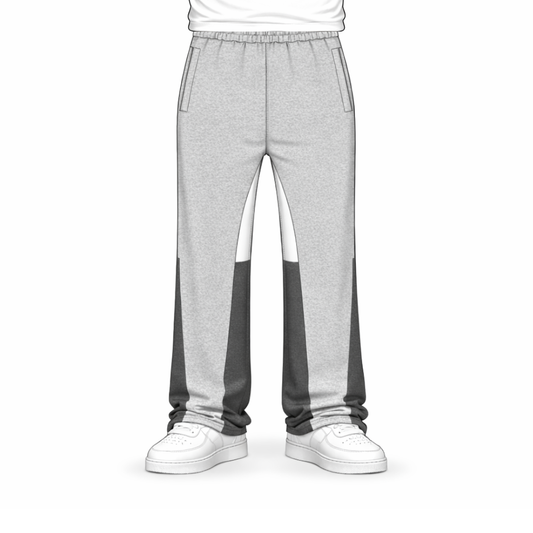 the flared jogga' - grey no sauce