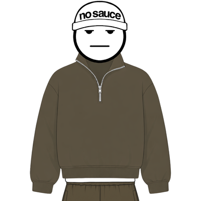 the quarter zippa' - mocha No Sauce