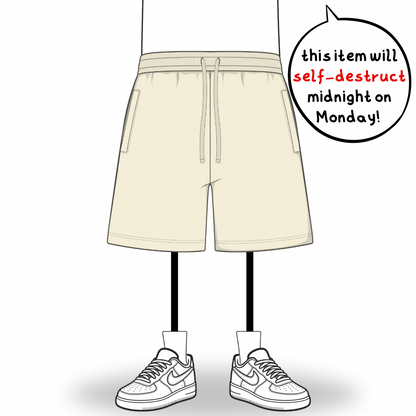 the shorts 2.0 - crème