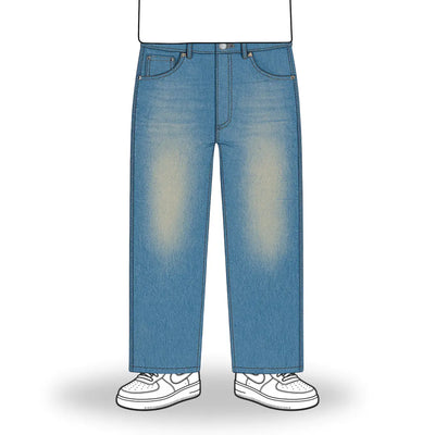 the straight leg jeans - blue No Sauce