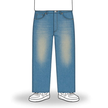 the straight leg jeans - blue No Sauce