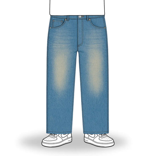 the straight leg jeans - blue No Sauce