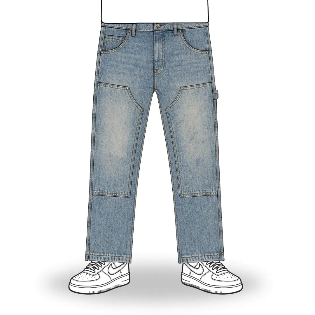 the flared carpenta' jeans - blue No Sauce