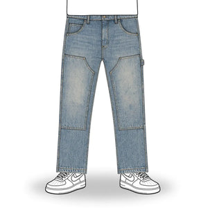 the flared carpenta' jeans - blue No Sauce