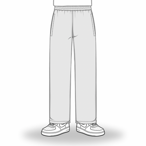 the straight leg jogga' - grey