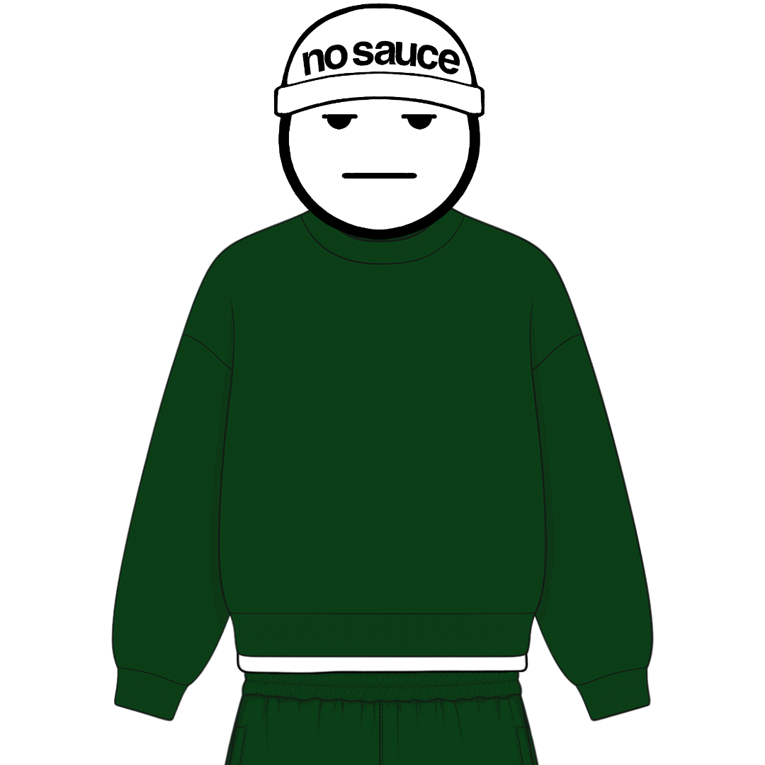 the sweata' - forest green