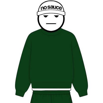 the sweata' - forest green