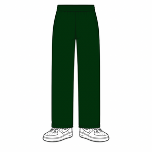 the straight leg jogga' - forest green