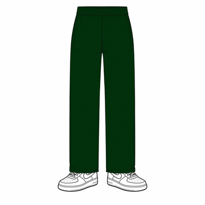 the straight leg jogga' - forest green