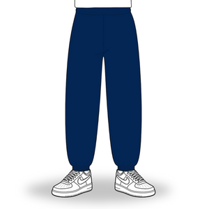 the slim cuffed jogga' - navy