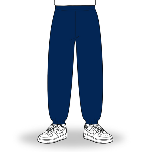 the slim cuffed jogga' - navy
