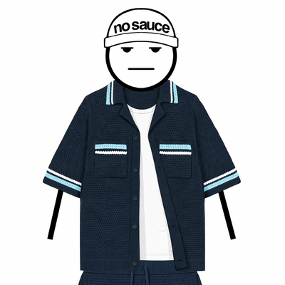 the crochet-knit stripe shirt - navy No Sauce