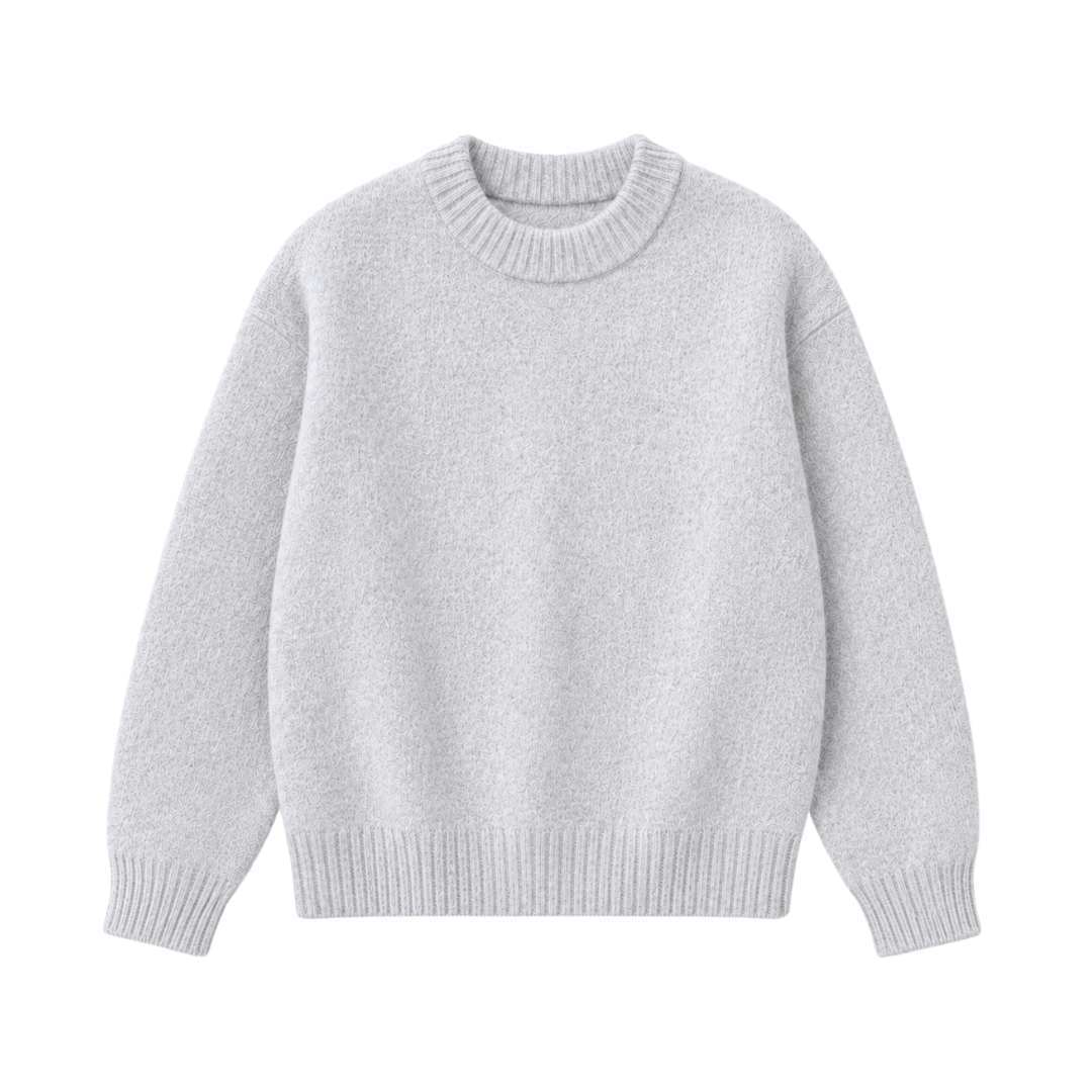 the soft-knit sweata' - grey No Sauce