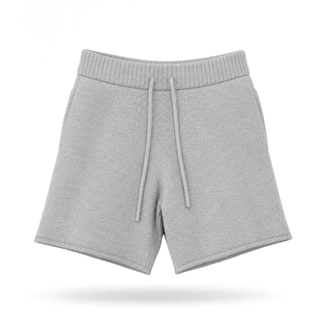 the soft-knit short - grey No Sauce
