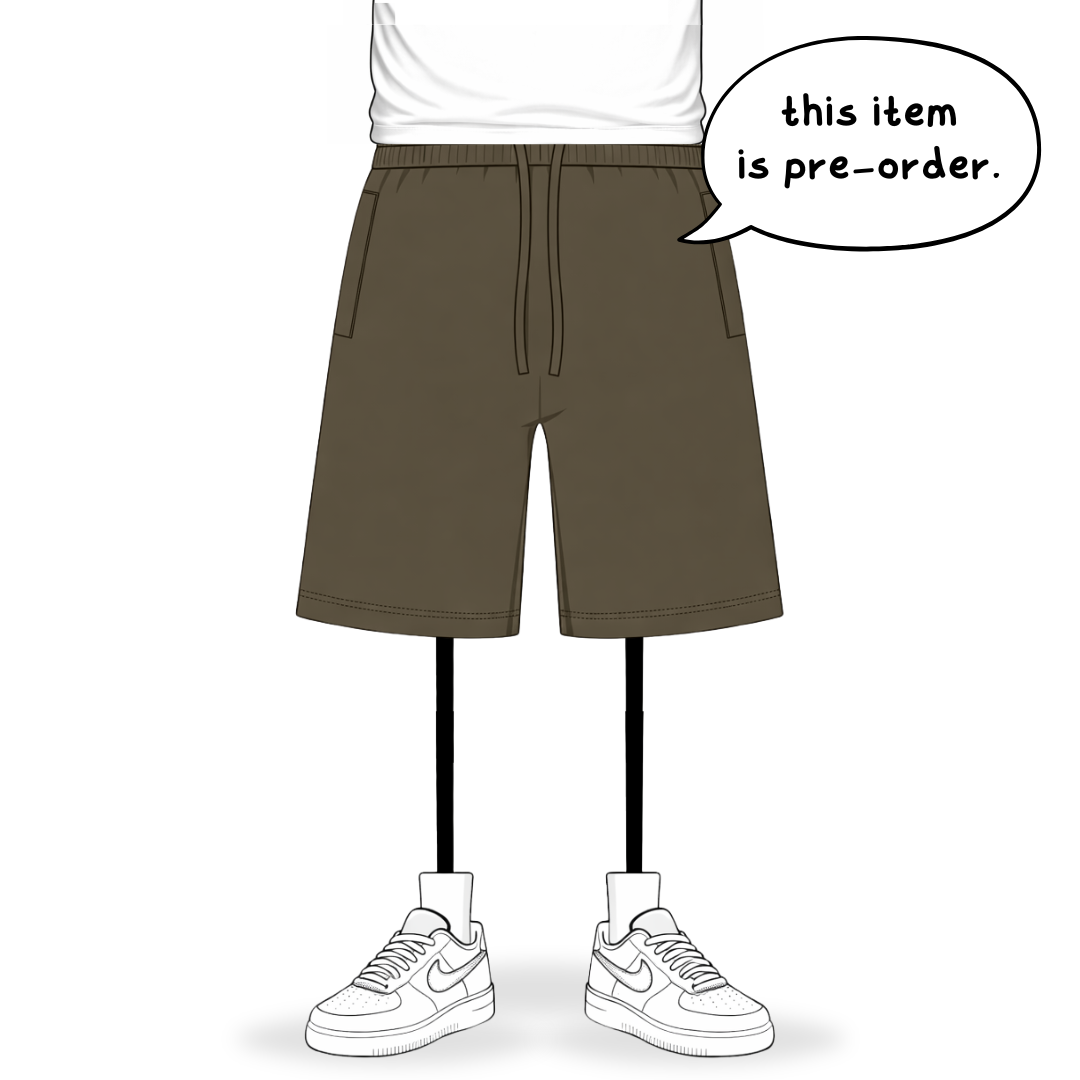 the shorts 2.0 - mocha no sauce