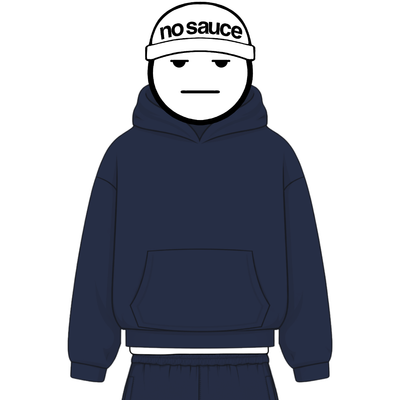 the straight leg jogga' - navy No Sauce